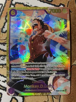 One Piece Monkey.D.Luffy EB02-061 Secret Holo - Image 1