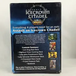World of Warcraft TCG Assault On Icecrown Citadel Raid Deck Opened - Image 3