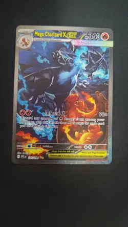 Mega Charizard X ex 125/094 SIR: Phantasmal Flames Pokemon Card - Image 3