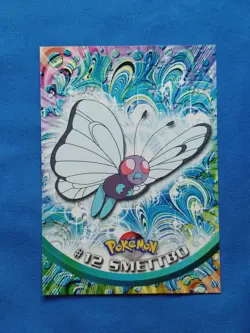LP+ Butterfree #12 GERMAN Topps Series 1 1999 Deutsch Smettbo Pokemon Card - Image 1