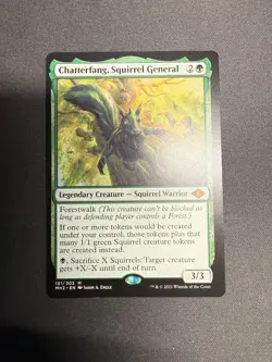 Chatterfang, Squirrel General #151 (NM) Modern Horizons 2 MH2 Magic MTG - Image 1