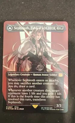 Sephiroth, Fabled SOLDIER (Borderless) (Surge Foil) Final Fantasy Foil - Image 1