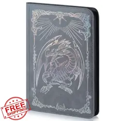 Trading Card Binder 540 Pockets YGO MTG Sport Cards Album Gray Blue - Image 3