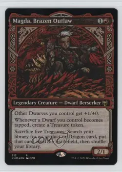Magda Brazen Outlaw (Showcase) Foil Magic: Kaldheim KHM #312 - Image 1