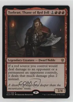 Torbran Thane of Red Fell Foil Magic: Throne Eldraine ELD #147 - Image 1