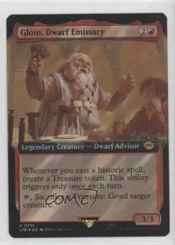 Extended Art - Gloin Dwarf Emissary Surge Foil #0771 - Image 1