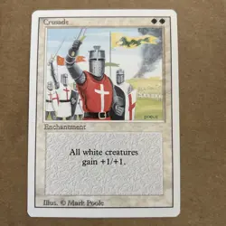 MTG Magic The Gathering Crusades Revised MINT CONDITION Edition 3ED 1994 Banned - Image 1