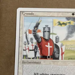 MTG Magic The Gathering Crusades Revised MINT CONDITION Edition 3ED 1994 Banned - Image 3