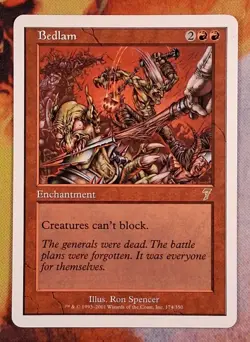 *NM* Bedlam 7th Edition Regular MTG - Image 1