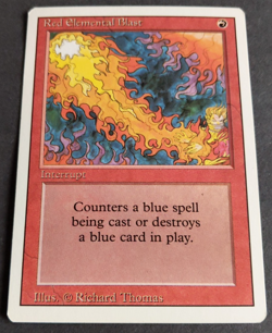 MTG Red Elemental Blast | Revised | NM | Red Instant | - Image 2