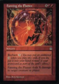 Fanning the Flames - Stronghold: #80, Magic: The Gathering Nm R191 - Image 1