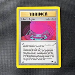 Pokemon Card Gym Challenge Chaos Gym /132 WOTC Rare - Image 1