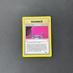 Pokemon Card Gym Challenge Chaos Gym /132 WOTC Rare - Image 2