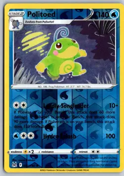 Politoed 032/196 Rare Lost Origin Pokemon Reverse Holo Near Mint - Image 1