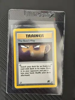 The Boss's Way 1999 Pokemon Team Rocket Uncommon Trainer Card #73/82 Ungraded - Image 1