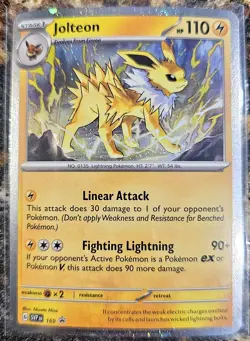 Pokemon Black Star Promo Jolteon Cosmos Holo 169 NM or better - Image 1