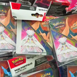 Pokemon Mini Portfolio Lot Of 10 Charizard Gengar Holds 60 Cards. BINDER ONLY!! - Image 4