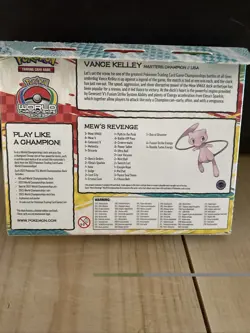 Pokemon TCG 2023 World Championship Deck Vance Kelley Mew's Revenge Sealed - Image 2