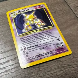 Pokemon TCG Alakazam Base Set 1/102 Holo 1999-2000 Wizards Base Set Copyright... - Image 1