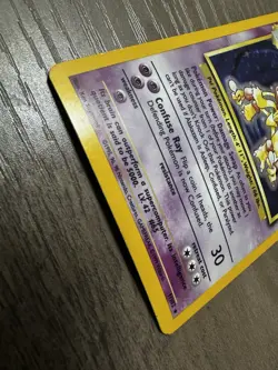 Pokemon TCG Alakazam Base Set 1/102 Holo 1999-2000 Wizards Base Set Copyright... - Image 2