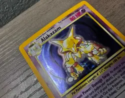 Pokemon TCG Alakazam Base Set 1/102 Holo 1999-2000 Wizards Base Set Copyright... - Image 3