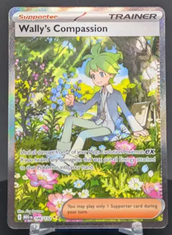 Pokemon Wally's Compassion #186/132 Eng Mega Evolution Special Illustration Rare - Image 1