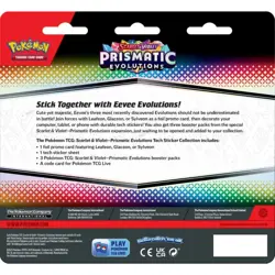 NEW Lot of 3 Pokemon TCG: Prismatic Evolutions Leafeon Tech Sticker Collection - Image 3