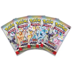 NEW Lot of 3 Pokemon TCG: Prismatic Evolutions Leafeon Tech Sticker Collection - Image 4