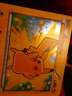 MP Pokemon (Cosmos Holo) PIKACHU Card XY Set 42/146 Foil The Lego Movie Promo - Image 5