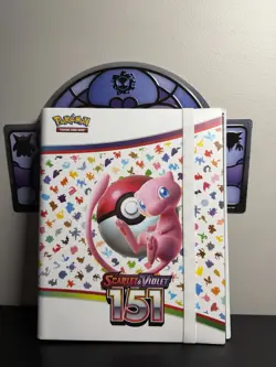 Pokemon Scarlet & Violet 151 Mew Collector Binder 360 Slots 9 Pocket - Image 1