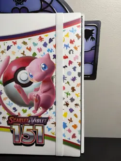Pokemon Scarlet & Violet 151 Mew Collector Binder 360 Slots 9 Pocket - Image 2