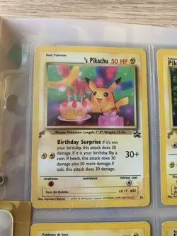 Pokemon Pikachu World Collection 2000 Folder 9 Language Vintage Card Set - Image 3