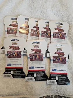 Pokemon Destined Rivals factory sealed sleeved booster pack 8 Packs - Image 2