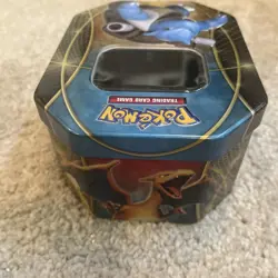 Pokemon Blastoise Tin Blue Metal Card Storage Box for Pokemon TCG - Image 5
