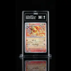 TAG 9.0 MINT Flareon (Master Ball) 2024 Pokemon Pokemon Scarlet & Violet - Image 1