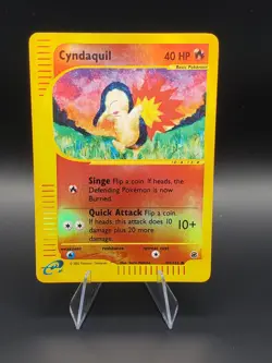 Pokemon Card Cyndaquil 104/165 Reverse Holo Foil Expedition NM - Image 1