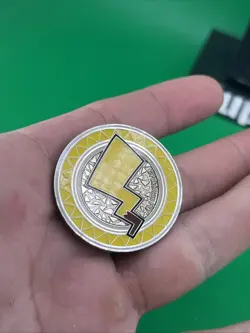 Pokemon TCG Premium Trainer's XY Collection Metal Pikachu Flip Coin - (T06) - Image 4