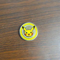 Pikachu Metal Coin Pokemon TCG XY Premium Trainer's Collection Box 2017 - Image 1