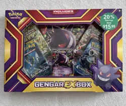 Sealed Pokemon TCG Gengar EX Collection Box (2016) - Image 1
