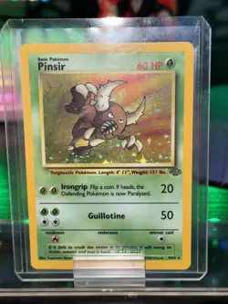 Pokemon TCG Pinsir Jungle 9/64 Holo Unlimited Holo Rare VERY GOOD CONDITION!!! - Image 1
