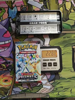 🎊HEAVY! 22.88g 🌟🌟🌟Pokemon TCG Prismatic Evolution🌟🌟Booster Pack (SEALED)🍀 - Image 1