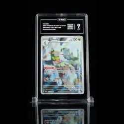 TAG 9.0 MINT Fraxure Illustration Rare 2024 Pokemon Pokemon Scarlet & Violet - Image 1