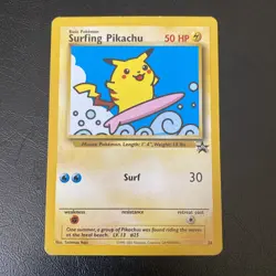 Surfing Pikachu 28 Pokemon TCG WotC Promo - Image 1
