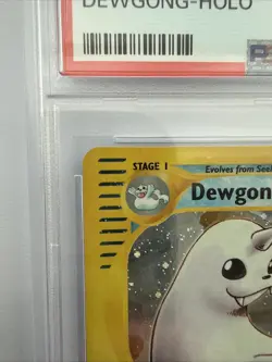 2003 Pokemon Skyridge #H6 DEWGONG- Holo Rare MINT PSA 9 Card SWIRL Skyridge - Image 3