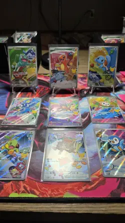 Pokemon 2026 First Partner Illustration Collection Series 1 Promo Set (9 Cards) - Image 1