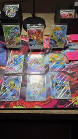 Pokemon 2026 First Partner Illustration Collection Series 1 Promo Set (9 Cards) - Image 2