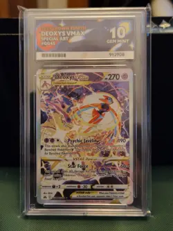 ACE 10 ERROR SLAB! Pokemon TCG Card Deoxys VSTAR GG46/GG70 Crown Zenith - Image 1