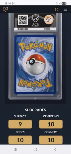 ACE 10 ERROR SLAB! Pokemon TCG Card Deoxys VSTAR GG46/GG70 Crown Zenith - Image 4