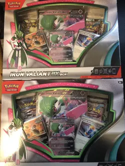 Pokemon TCG two Iron Valiant EX Box - Image 1