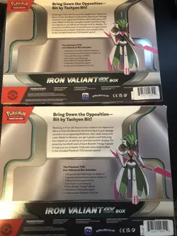 Pokemon TCG two Iron Valiant EX Box - Image 2